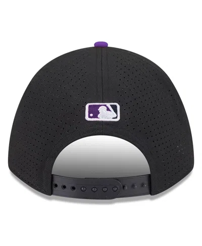 New Era Men's Black/purple Colorado Rockies 2025 Mlb All-star Game 9forty M-crown Adjustable Hat