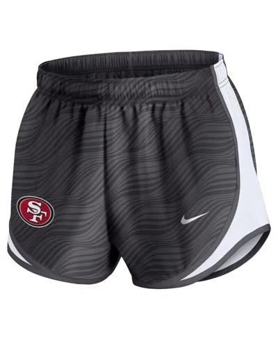Nike Women's Anthracite Buffalo Bills Tempo Performance Shorts In Gray