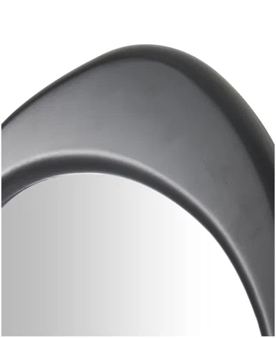 Rosemary Lane 51" Wooden Abstract Oval Room Wall Mirror