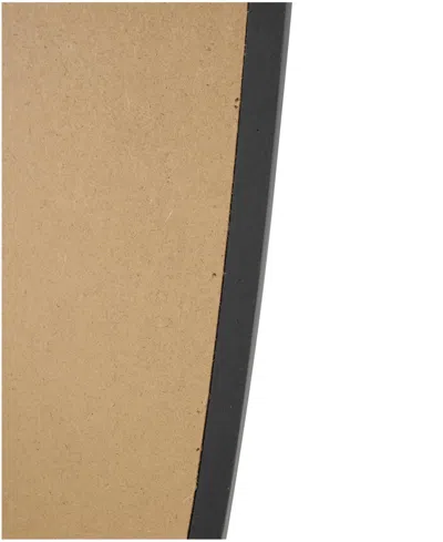 Rosemary Lane 51" Wooden Abstract Oval Room Wall Mirror
