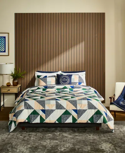 Lacoste Signature Cotton 3-pc. Comforter Set, King