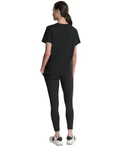 Dkny Sport Women's Medallion Logo Crewneck T-shirt