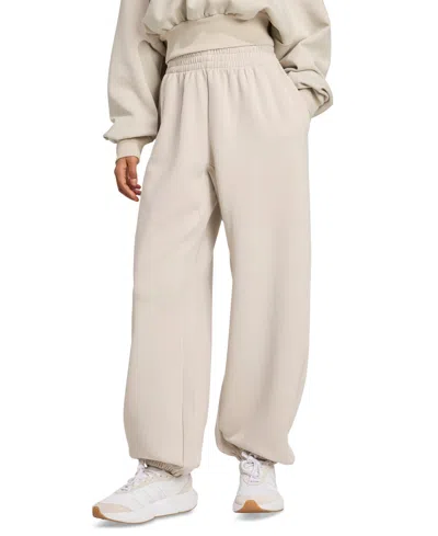Adidas Originals Women's Soft Lux Loose Mid-rise Pull-on Pants