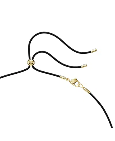 Swarovski Lucent Octagon Shaped Yellow Gold-tone Plated Pendant Necklace