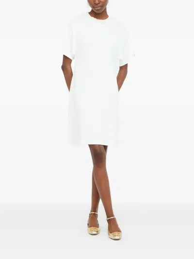Liu •jo Dress With Sequins In White
