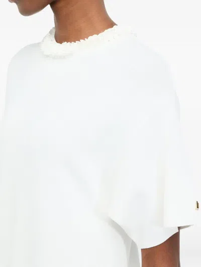 Liu •jo Dress With Sequins In White