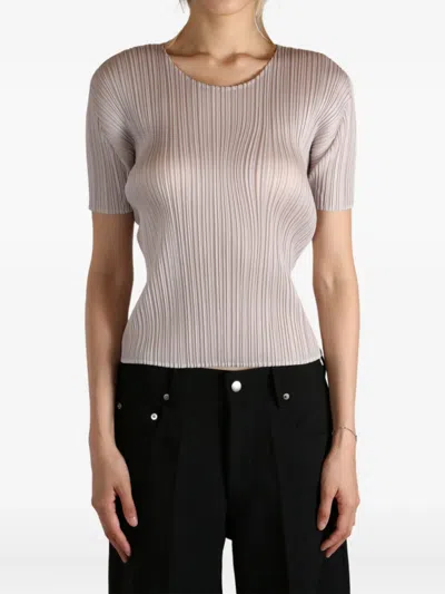 Issey Miyake New Colorful Basics 4 Pleated Top