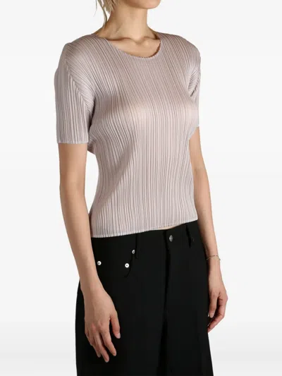 Issey Miyake New Colorful Basics 4 Pleated Top