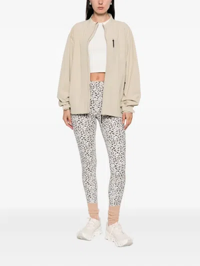 Varley Move Leopard-print Leggings In Black