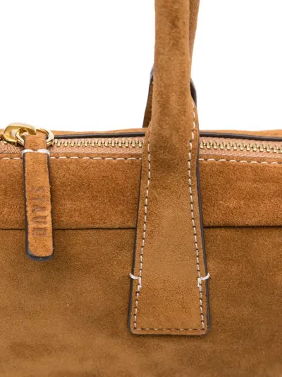 Staud The Dude Suede Zip-top Tote Bag