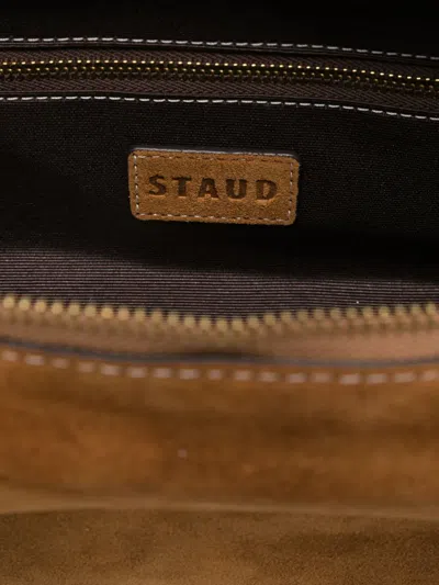 Staud The Dude Suede Zip-top Tote Bag