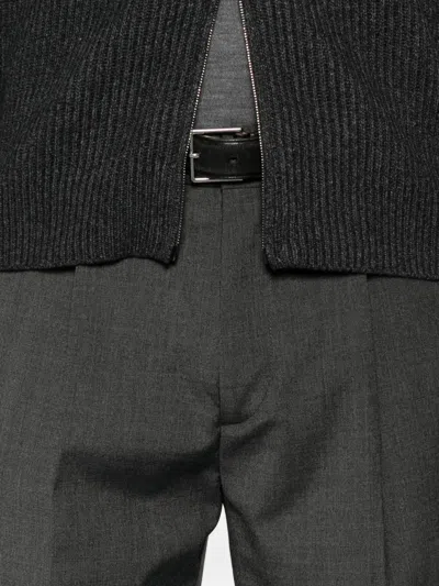 Paolo Pecora Pleated-cuffed Trousers In Green