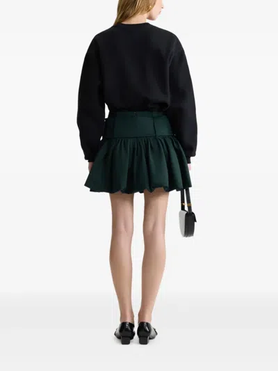 Patou Vinyl-logo Fleece Sweatshirt In Black