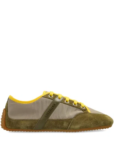 Givenchy Khaki Yellow Polyamide Sneakers