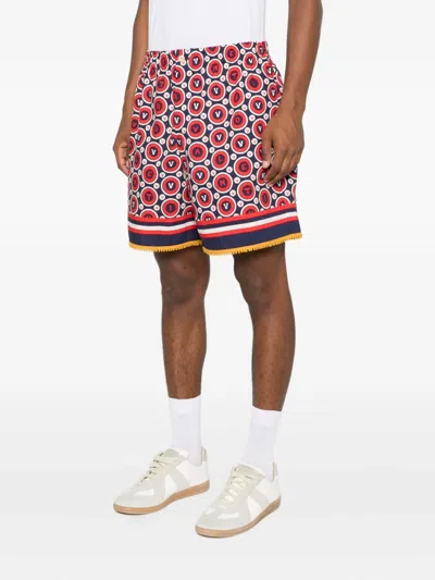 Valentino Monogram-patterned Shorts In Multi