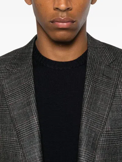 Drumohr Blue Wool Crew-neck Sweater