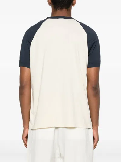 Autry Short Sleeves Contrasting Color In Blue
