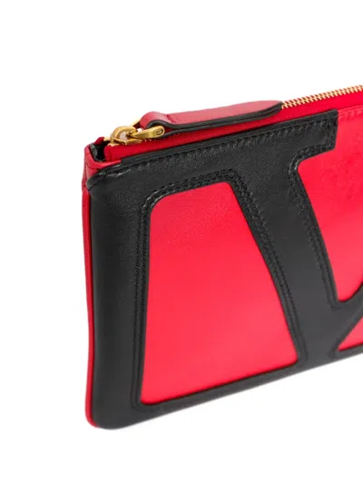 Valentino Leather Viva Superstar Keyring Case