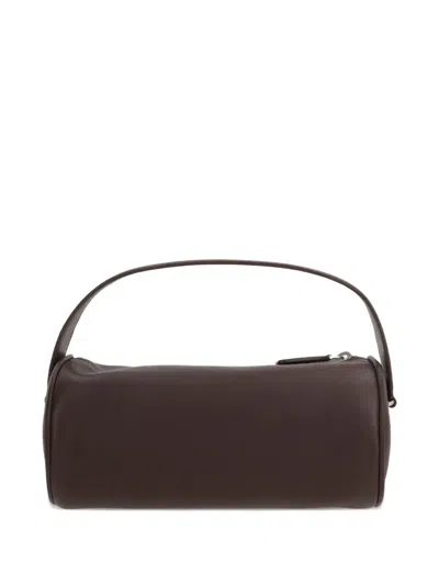 The Row Round 90s Leather Tote Bag