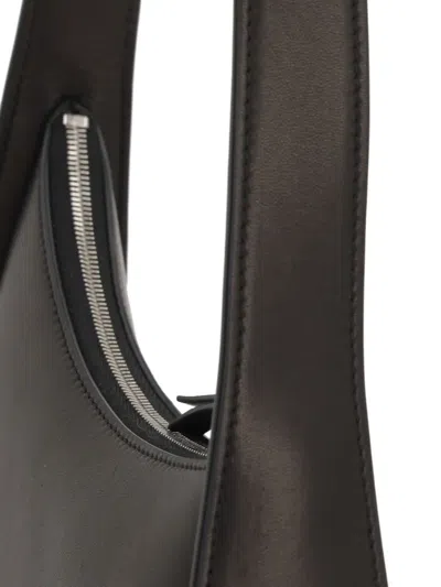 The Row Crescent Zip Shoulder Bag