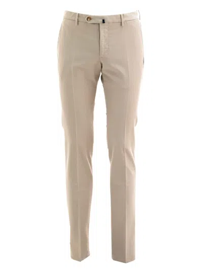 Incotex Flat-front Trousers In Neutral