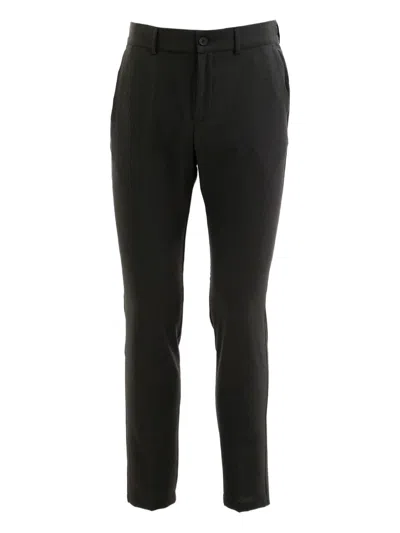 Cruna Pinstripe Trousers In Black