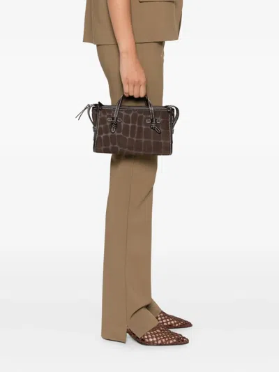 Gianni Chiarini Small Marcella Joy Crocodile-embossed Top-handle Shoulder Bag