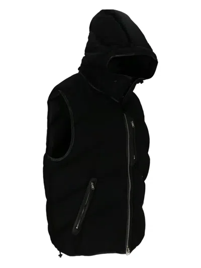 Tom Ford Hooded Padded Gilet In Black