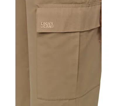 Dkny Jeans Women's High Rise Straight Leg Cargo Pants