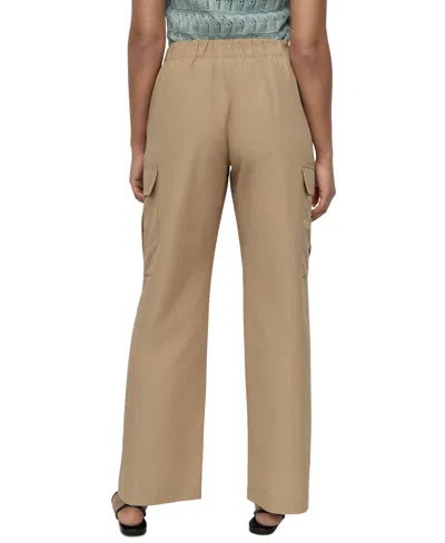 Dkny Jeans Women's High Rise Straight Leg Cargo Pants