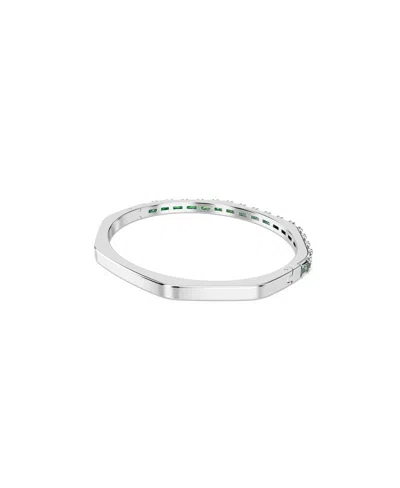 Swarovski Matrix Octagon-shape Bangle In Metallic