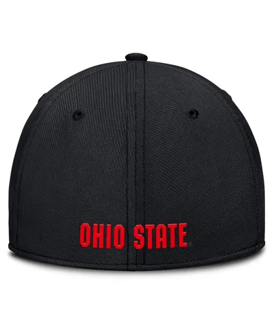 Nike Men's Black Ohio State Buckeyes 2025 On-field Rise Performance Flex Hat