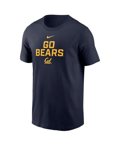 Nike Men's Navy Cal Bears Local Performance T-shirt In Blue