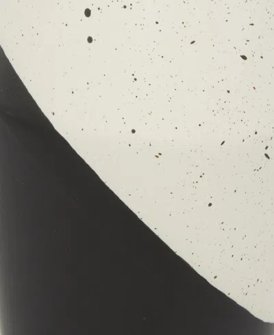 Rosemary Lane Ceramic 12" Block Speckled Contemporary Vase