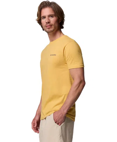 Columbia Men's Cenat Graphic T-shirt In Yellow
