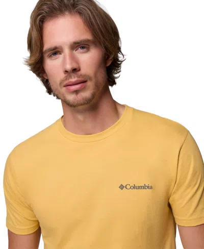 Columbia Men's Cenat Graphic T-shirt In Yellow