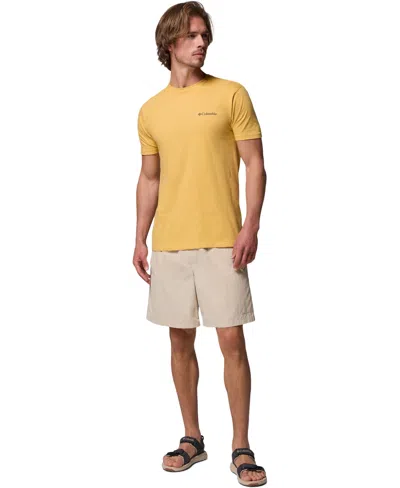 Columbia Men's Cenat Graphic T-shirt In Yellow