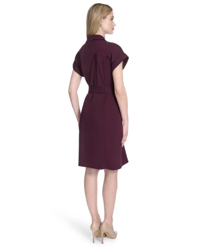 Calvin Klein Women's Button-front A-line Dress