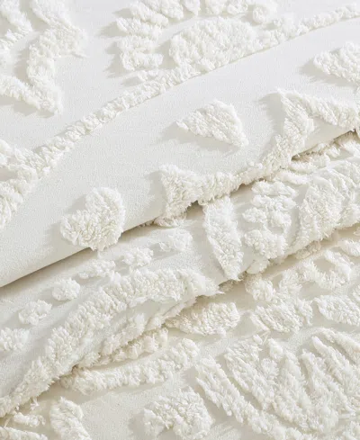 Beatrice Home Fashions Lotus Chenille Lightweight Bedspread, Twin In White