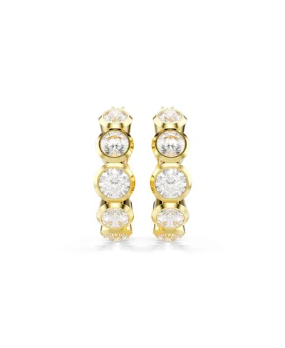 Swarovski Imber Gold-tone Plated Hoop Earrings