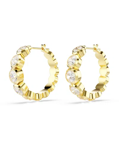 Swarovski Imber Gold-tone Plated Hoop Earrings