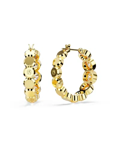 Swarovski Imber Gold-tone Plated Hoop Earrings