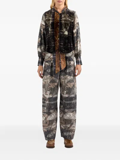Pierre-louis Mascia Patchwork Waistcoat In Multi