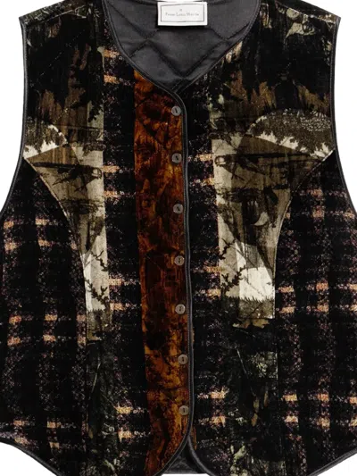Pierre-louis Mascia Patchwork Waistcoat In Multi