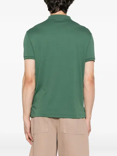 Polo Ralph Lauren Logo-embroidered Cotton Polo Shirt In Green
