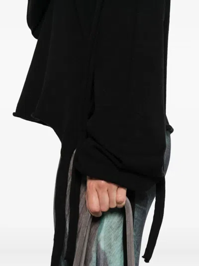 Ottolinger Button-fastening Asymmetric Knitwear In Black