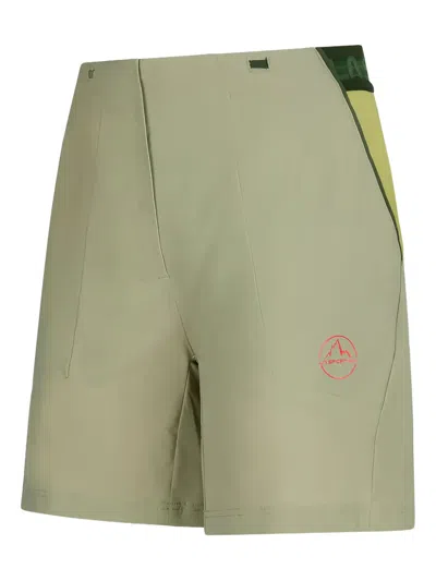 La Sportiva Guard Colourblock Waistband Shorts In Green