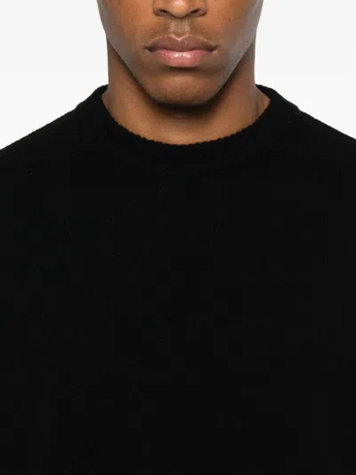 Rick Owens Crew-neck Sweater In Black