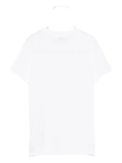 Dondup Logo-embroidered T-shirt In White