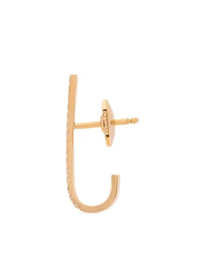 The Drays 18k Yellow Gold Mini Barre Diamond Earring